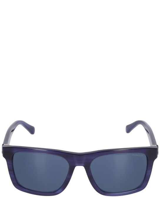 Moncler: Sunglasses - Blue - men_0 | Luisa Via Roma