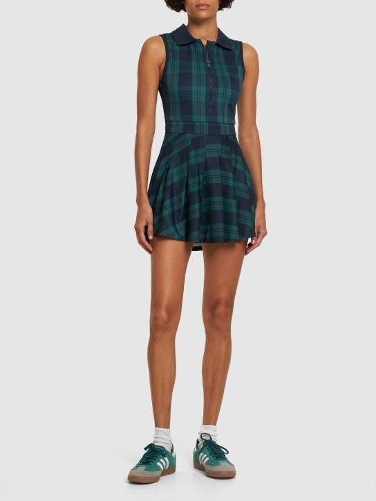 Weworewhat: Tennis zip-up dress - Blau/Grün - women_1 | Luisa Via Roma
