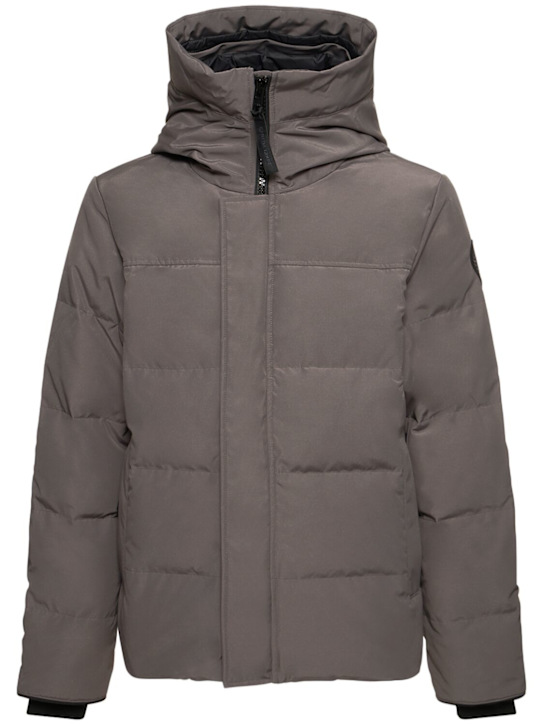 Canada Goose: Macmillan cotton blend down jacket - men_0 | Luisa Via Roma