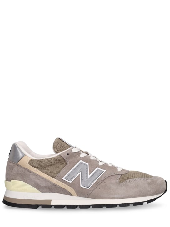 New Balance: 996 Made in USA运动鞋 - 灰色 - men_0 | Luisa Via Roma