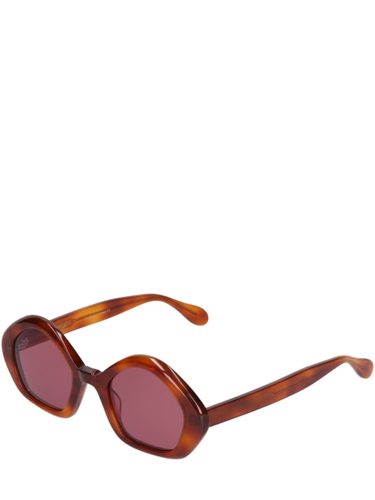 Delarge: Rocky round acetate sunglasses - women_1 | Luisa Via Roma