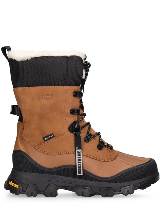 Ugg: 25毫米Adirondack Meridian皮革靴子 - 棕黄色 - women_0 | Luisa Via Roma