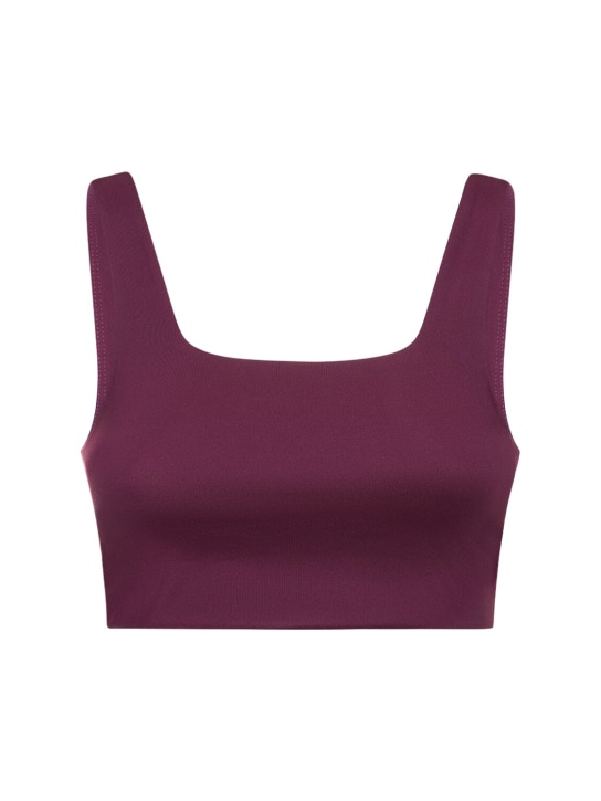 Girlfriend Collective: Tommy弹力科技织物运动内衣 - 紫色 - women_0 | Luisa Via Roma