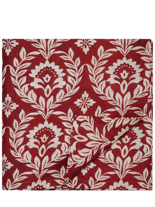 La Double J: Medium Garland table cloth - Bordeaux - ecraft_0 | Luisa Via Roma