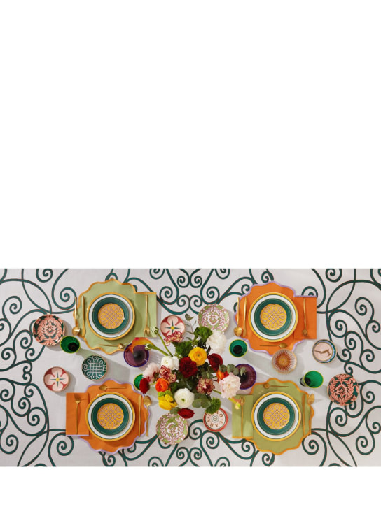 La Double J: Medium Cortile table cloth - Cortile Lilac - ecraft_1 | Luisa Via Roma