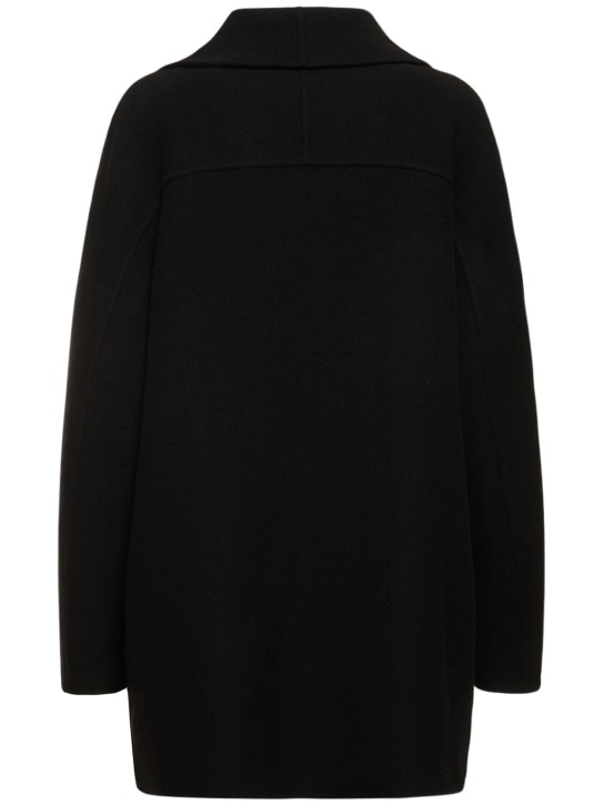The Row: Polli oversize wool blend jacket - Black - women_1 | Luisa Via Roma