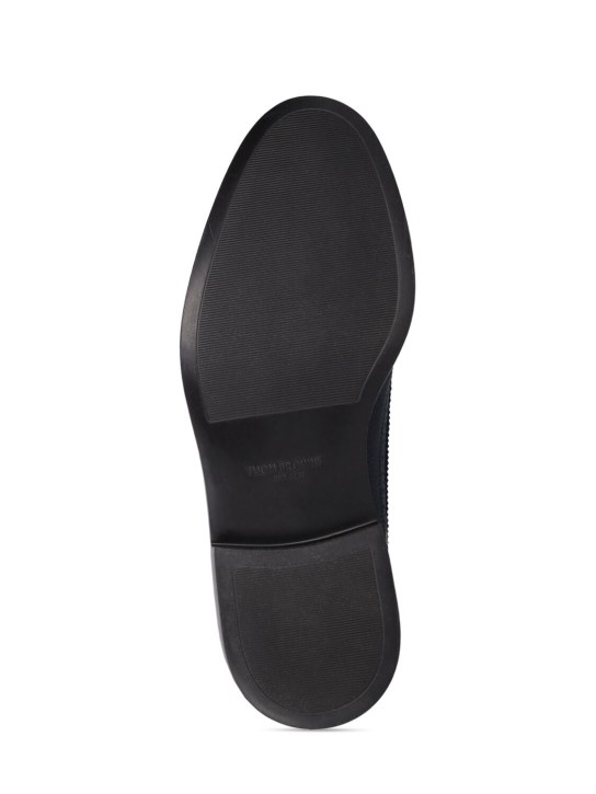 Thom Browne: Classic leather lace-up shoes - men_4 | Luisa Via Roma