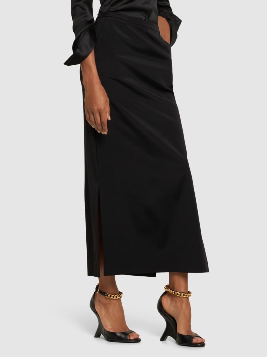 Tom Ford: 105毫米Iconic Chain皮革凉鞋 - 黑色 - women_1 | Luisa Via Roma