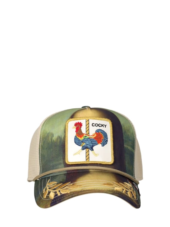 Goorin Bros: Sicut Mentula trucker hat - Stone - men_0 | Luisa Via Roma