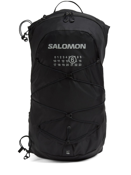 MM6 Maison Margiela: Zaino MM6 x Salomon XT 15 in nylon / logo - women_0 | Luisa Via Roma