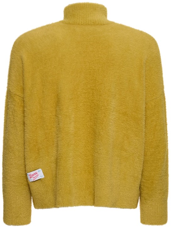 Crop oversize knit turtleneck sweater - Bonsai - Men  | Luisaviaroma