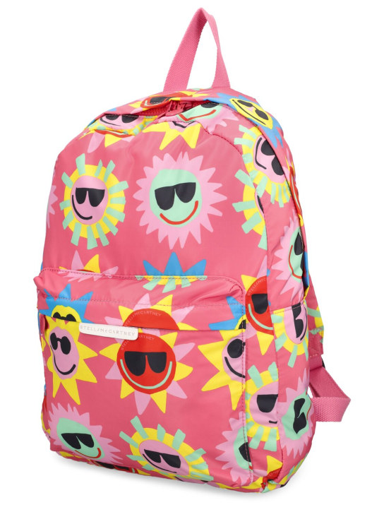 Stella Mccartney Kids: Printed tech backpack - Fuşya - kids-girls_1 | Luisa Via Roma