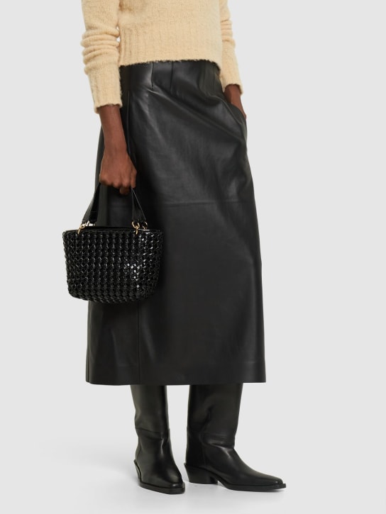 Themoirè: Kobo Basic knotted top handle bag - Black - women_1 | Luisa Via Roma