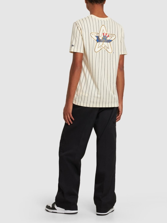 New Era: T-shirt Cooperstown New York Yankees - Bianco/Blu - men_1 | Luisa Via Roma