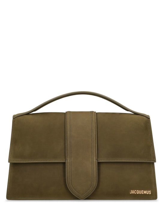 Jacquemus: Le Bambinou leather top handle bag - women_0 | Luisa Via Roma