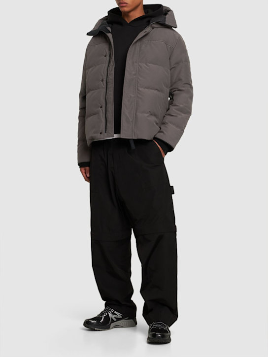 Canada Goose: Macmillan cotton blend down jacket - men_1 | Luisa Via Roma