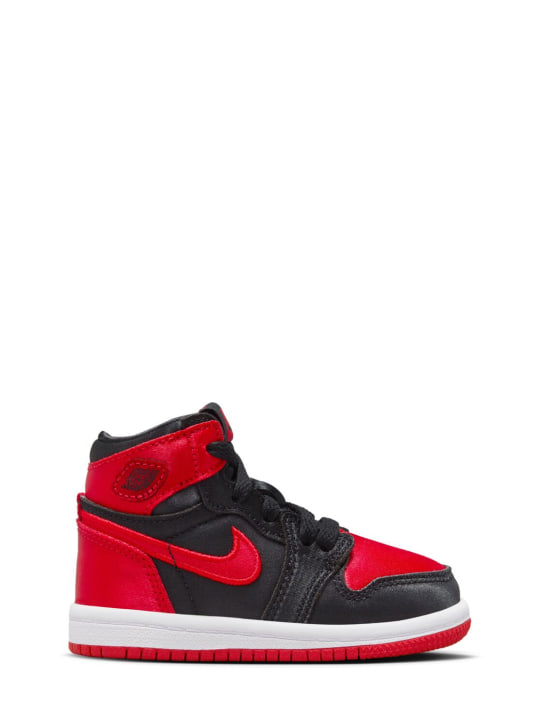 Nike: Sneakers montantes Jordan 1 Retro - Black/Red/White - kids-boys_0 | Luisa Via Roma
