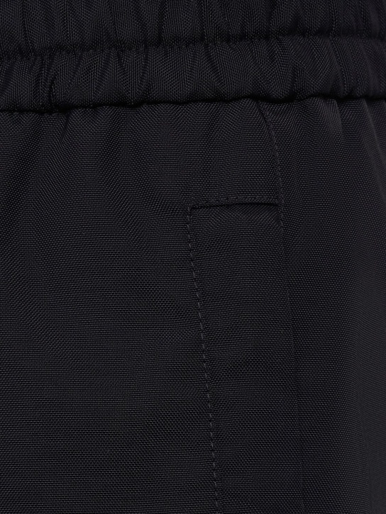 Dolce&Gabbana: Wide jogging pants - Blue Scurissimo - men_3 | Luisa Via Roma