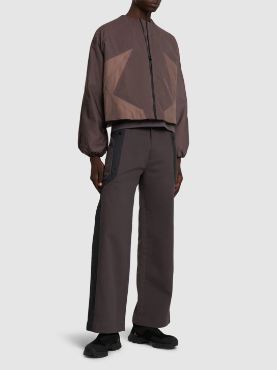 J.L-A.L: コットンブレンドクロップドジャケット - ダークグレー - men_1 | Luisa Via Roma