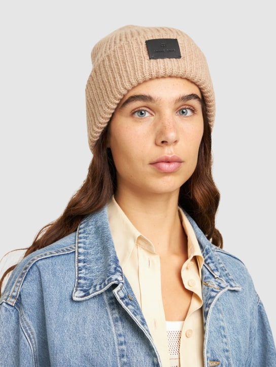 ANINE BING: Cappello beanie Elia in misto alpaca - women_1 | Luisa Via Roma