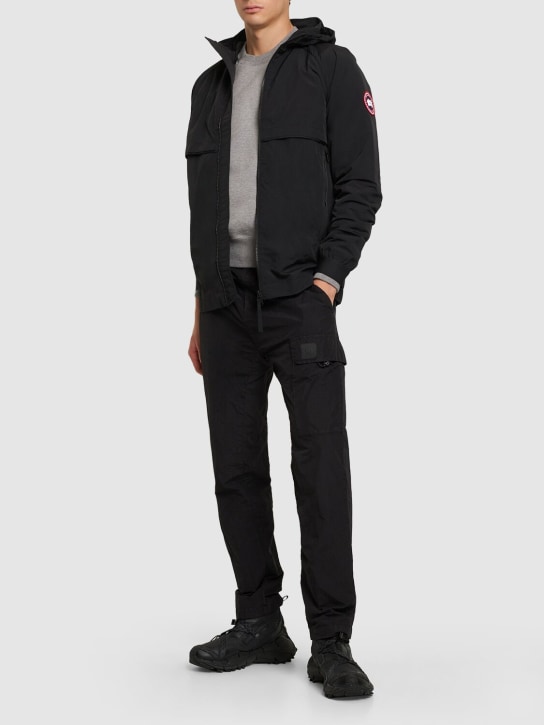 Canada Goose: New Faber tech casual jacket - Black - men_1 | Luisa Via Roma