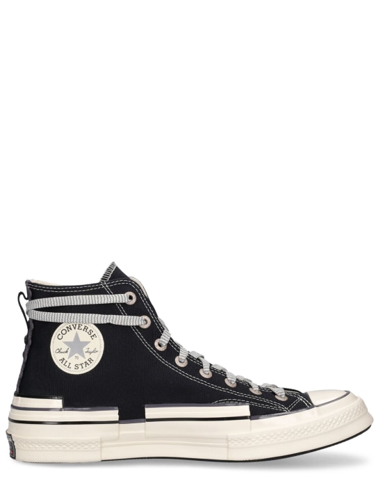 Converse: Chuck 70 Hacked Heel sneakers - Black/White - men_0 | Luisa Via Roma