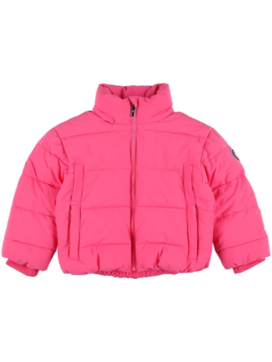 Fusalp: Reversible nylon puffer ski jacket - Fuchsia - kids-girls_0 | Luisa Via Roma