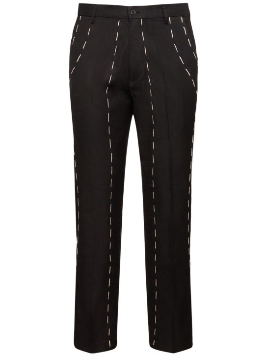 KidSuper Studios: Embroidered suit pants - men_0 | Luisa Via Roma