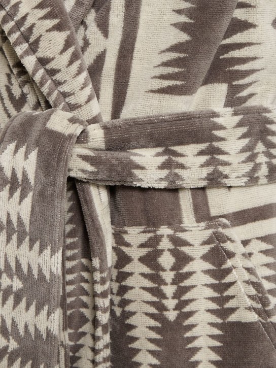 Pendleton Woolen Mills: Harding Grey bathrobe - Grey - men_1 | Luisa Via Roma