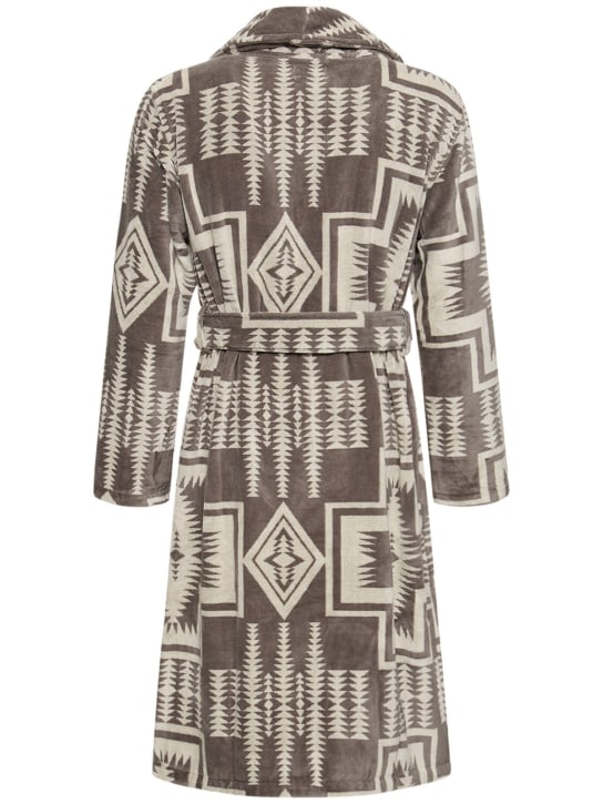 Pendleton Woolen Mills: Harding Grey bathrobe - Grey - men_1 | Luisa Via Roma