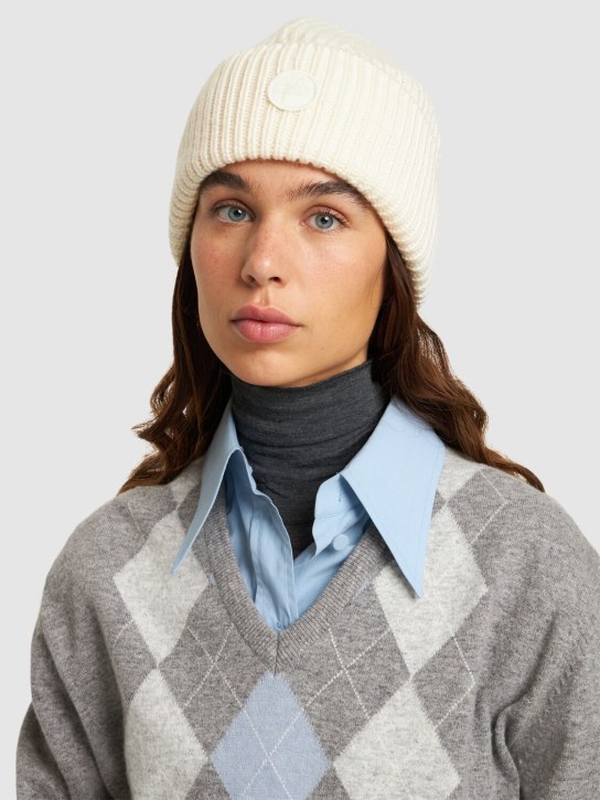 Fusalp: Cappello beanie in maglia di lana merino - women_1 | Luisa Via Roma