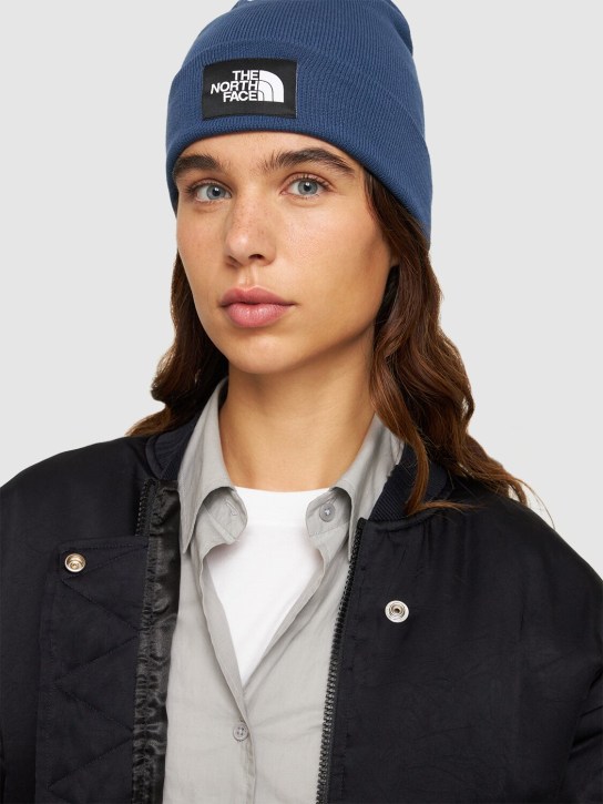 The North Face: Dock worker beanie - Blue - women_1 | Luisa Via Roma