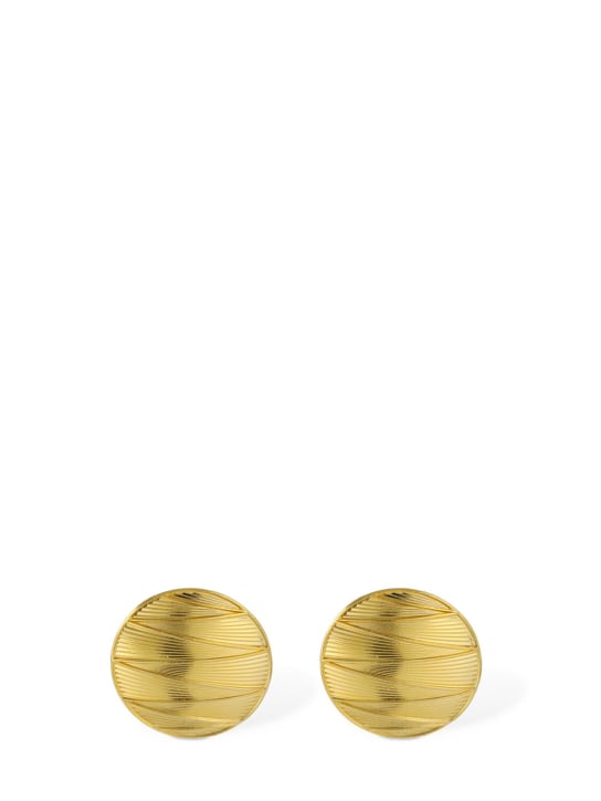 Destree: Sonia geometric stud earrings - Gold - women_0 | Luisa Via Roma