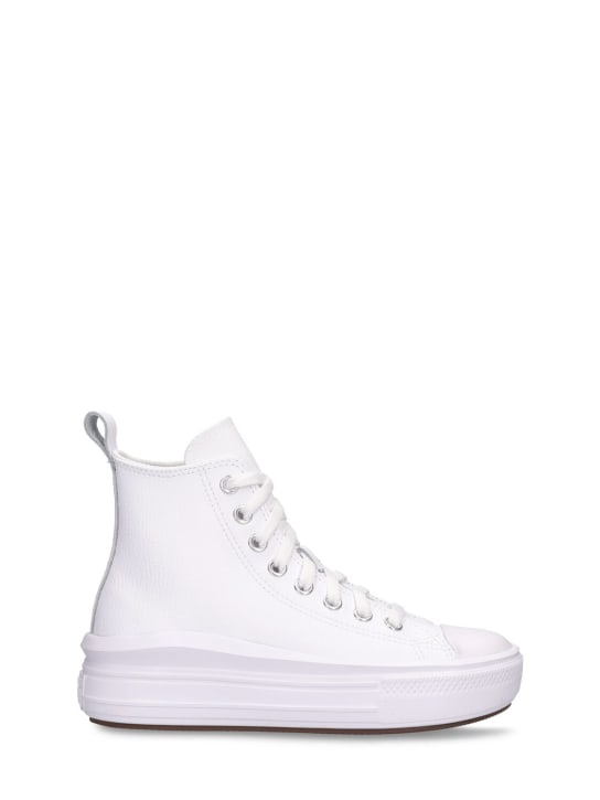 Converse: Chuck Taylor lace-up sneakers - White - kids-girls_1 | Luisa Via Roma