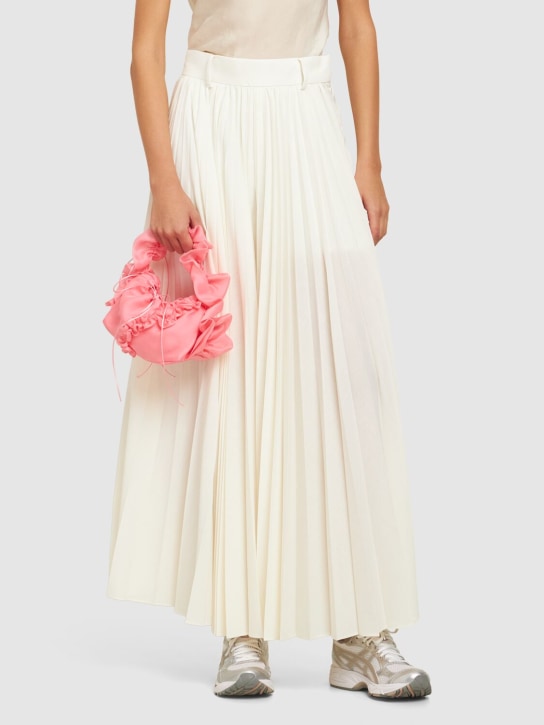 Cecilie Bahnsen: Umi glazed organza top handle bag - Pink - women_1 | Luisa Via Roma