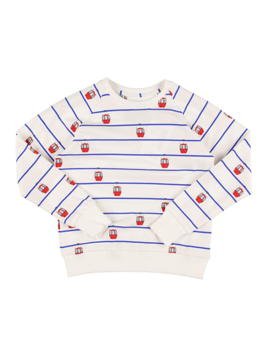 Snurk: Sweatshirt aus Bio-Baumwolle mit Druck - Weiß - kids-boys_0 | Luisa Via Roma