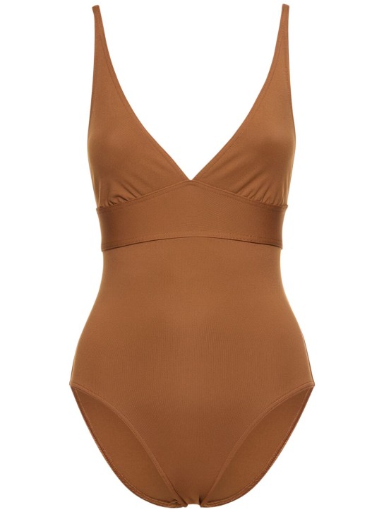 Eres: Larcin one piece swimsuit - Brown - women_0 | Luisa Via Roma