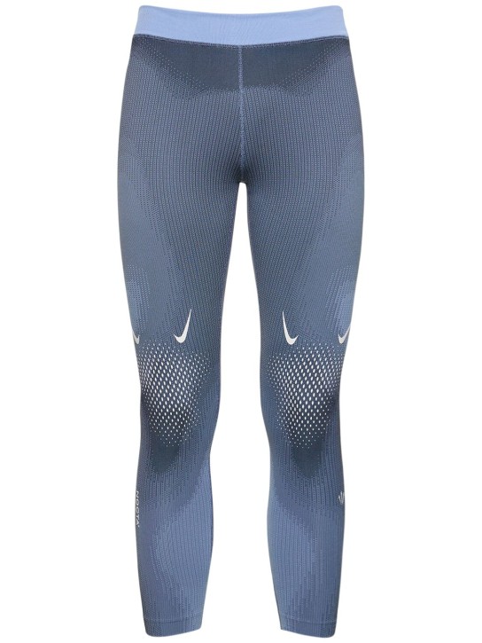 Nike: Nocta engineered knit leggings - Cobalt Bliss - men_0 | Luisa Via Roma