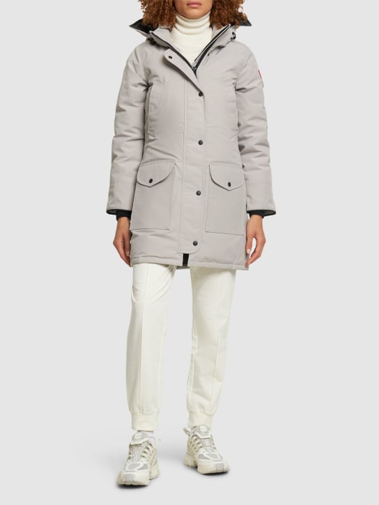 Canada Goose: Trillium down parka - Limestone - women_1 | Luisa Via Roma