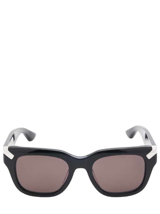 Alexander McQueen: AM0439S Acetate sunglasses - Black - men_0 | Luisa Via Roma