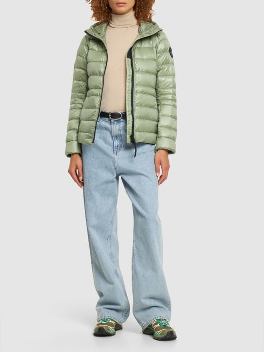 Canada Goose: Cypress recycled nylon down jacket - women_1 | Luisa Via Roma