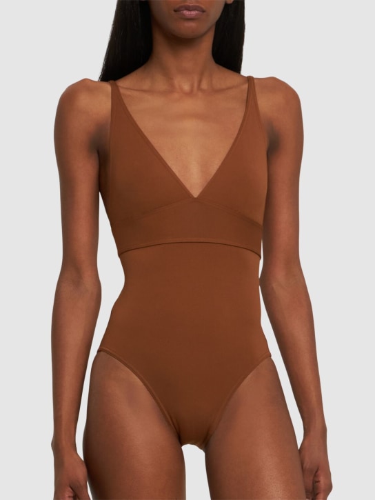 Eres: Larcin one piece swimsuit - Brown - women_1 | Luisa Via Roma