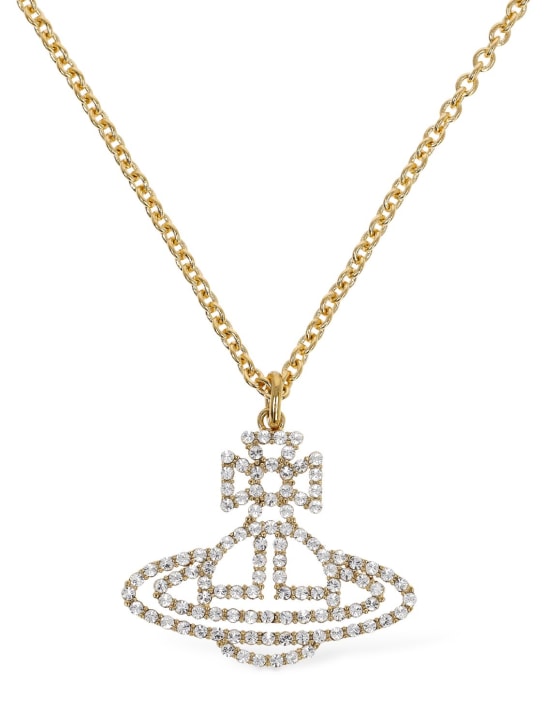 Vivienne Westwood: Annalisa crystal pendant necklace - women_0 | Luisa Via Roma