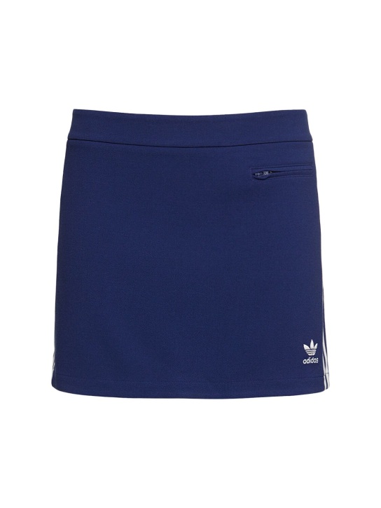 adidas Originals: Crepe skirt - Navy - women_0 | Luisa Via Roma
