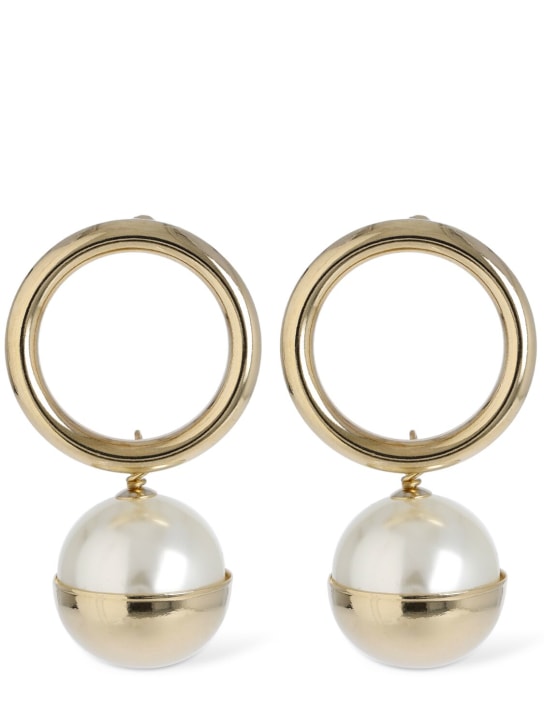 Rosantica: Aria faux pearl earrings - women_0 | Luisa Via Roma