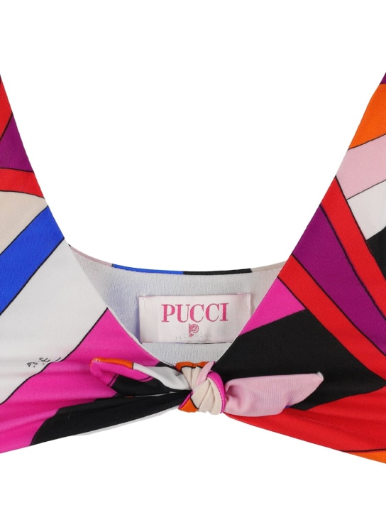 Pucci: Bikini-Set aus Lycra mit Druck - Fuchsia/Multi - kids-girls_1 | Luisa Via Roma
