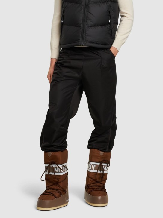 Moon Boot: Logo waterproof nylon Moon Boots - men_1 | Luisa Via Roma