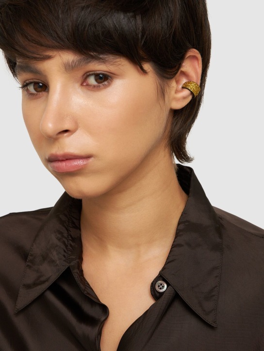 So-le Studio: Ear cuff Luce de piel - Mostaza - women_1 | Luisa Via Roma