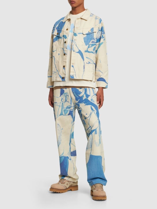 KidSuper Studios: Bedroom Painting cotton pants - men_1 | Luisa Via Roma