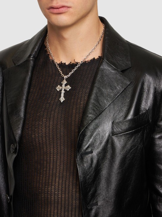 Emanuele Bicocchi: Halskette mit Kreuz „Avelli“ - men_1 | Luisa Via Roma